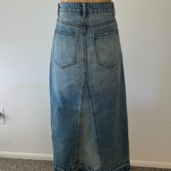 BDG Urban Outfitters Mandi A-Line Denim Maxi Skirt Size XS - Picture 13 of 16
